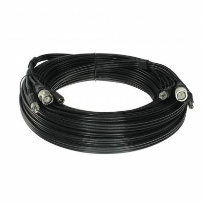 FSATECH VP-BDR35-xxM Siamese BNC+DC+RCA CCTV cable OD:3.5+3.5+3.5mm length: 1~50M